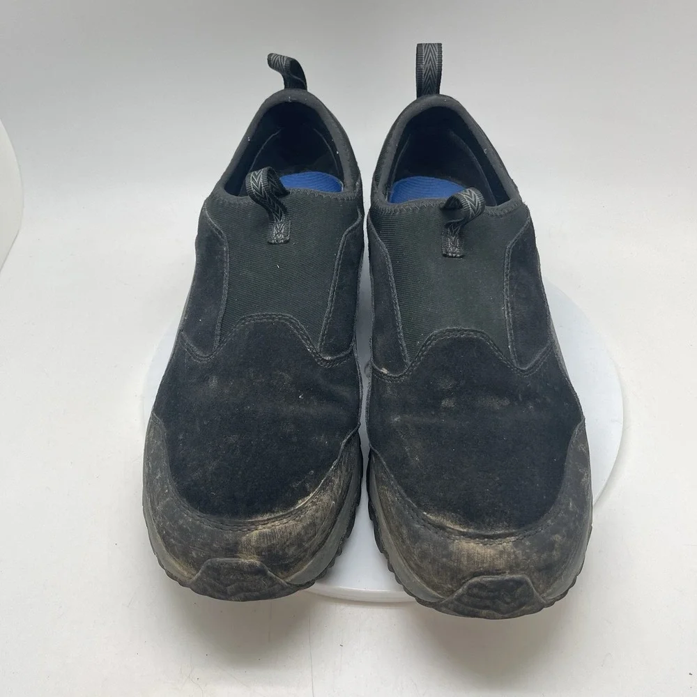 Merrell Icepack Moc Polar Slip On Shoes Mens Size 14 Black Leather J95057